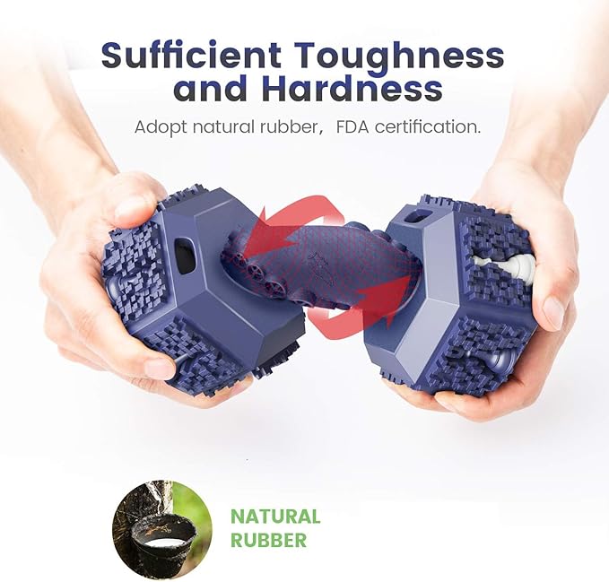 Dog Training Toys for Aggressive Chewers ，Pet Dumbbell Dog Chew Toy for Medium Small Breeds，Food Grade Non-Toxic Dental Pet Toy(Dumbbell Toys, 6“ in Medium)