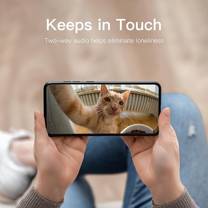 VIMTAG 2.5K Indoor Camera, Wired Smart WiFi Cameras for Home Security Camera Baby Nanny Dog Cat with Night Vision Motion Detection Two-Way Audio, Easy Set Up, Works with Alexa, SD Card, 2.4G WiFi