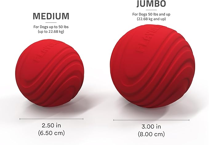 Playology Dog Toys | Dual Layer Ball Durable Chew Toy for Aggressive Chewers | Jumbo Beef Scented Toy - Easy to Clean and Made from Non Toxic Materials