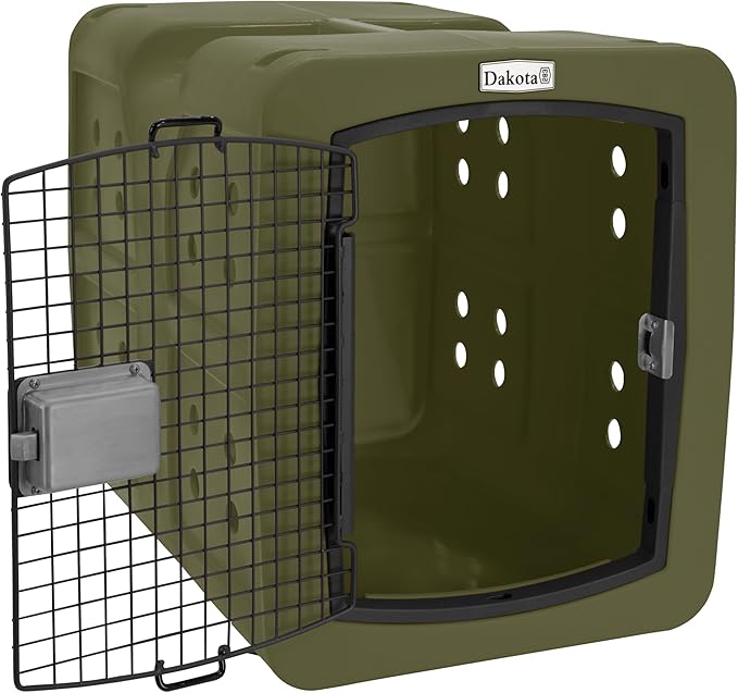 dakota283 Dakota 283 Medium Kennel -Frame Door- Olive