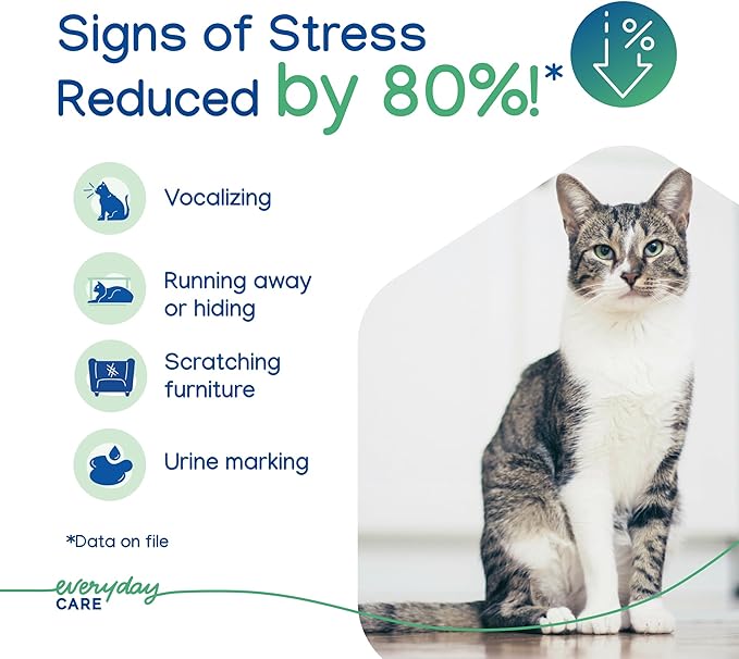 Virbac ZENIFEL Gel Diffuser for Managing Stress-Related Behaviors in Kittens & Cats - No Electricity Needed - Lasts Up to 2 Months