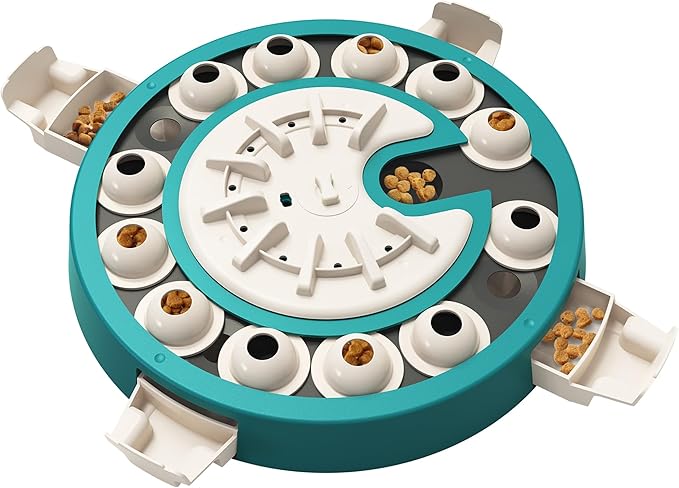 Dog Puzzle, Level 3 in 1 Adjustable Difficulty Treat Toy for Smart Dogs, Food Puzzle Feeder for Mental Stimulation & Braintraining