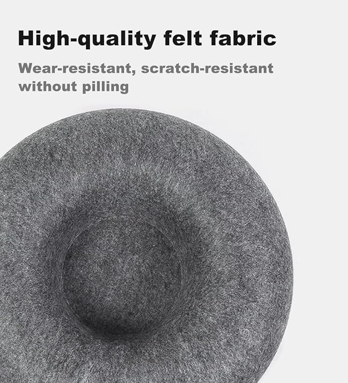 Cat Tunnel Bed for Indoor Cats with 3 Toys, Scratch Resistant Donut Cat Bed, Up to 9 Lbs (M 20x20x9, Dark Grey)