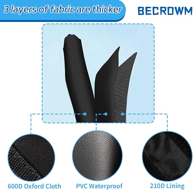 2 Packs Car Door Protector for Dogs, Waterproof Anti-Scratch Shield with Suction Cup (Black)