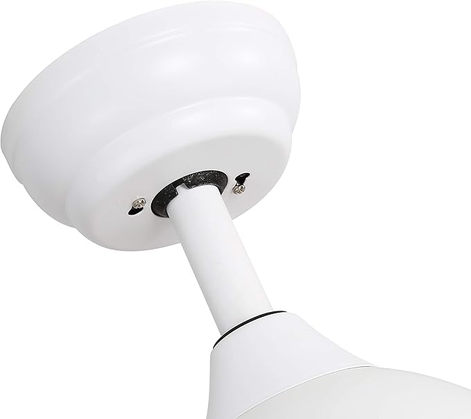 FINXIN Indoor Ceiling Fan Light Fixtures LED 52 Ceiling Fans for Bedroom,Living Room,Dining Room Including Motor,Light,3/5-Blades,Remote Switch (White)