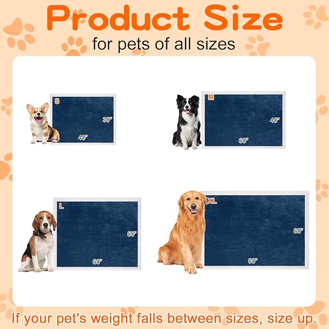 Smiry Waterproof Blanket Throw for Large Dogs Cats, Soft Reversible Dog Blanket for Sofa Couch Bed, Washable Leakproof Sherpa Fleece Furniture Couch Protector(30"x40", Navy/White)