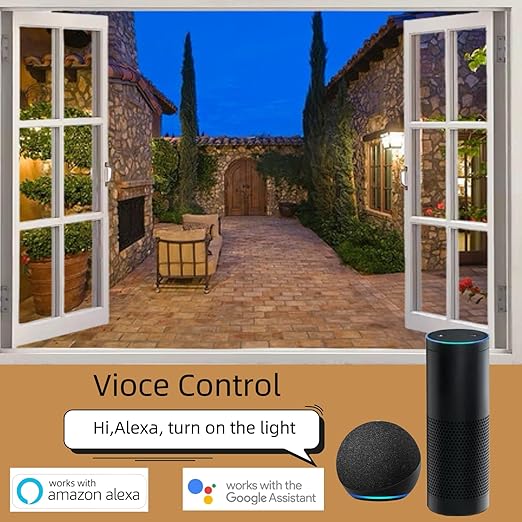 Outdoor Smart WiFi Plug Outlet,Heavy Duty IP44 15 Amps,One Grounded Outlet, Wireless Remote, Compatible with Alexa and Google Home Assistant Both 5 GHz & 2.4 GHz, ETL Listed,Black (1 Pack)