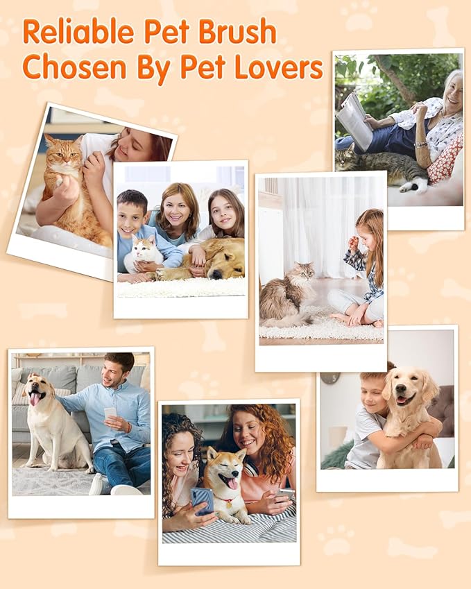 2026 New Pet Steam Brush, Cat Steam Brush for Shedding & Deshedding - 3-in-1 USB Rechargeable Pet Hair Removal Comb with Water Tank, for Indoor Long/Short Haired Cats & Dogs (milky coffee)