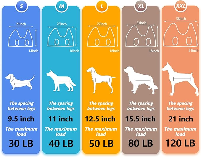 Dog Grooming Hammock - Upgrade Pet Grooming Harness for Nail Trimming (XL 80lb), Dog Sling for Nail Clipping, Dog Hanging Holder Hanger for Cutting Nail with Nail Clippers