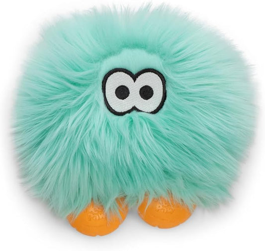 WEST PAW Rowdies Rolf Durable Plush Dog Toy with HardyTex Reinforced Seams Engaging Squeaker with Soft Cuddly Exterior Hand Sewn and Finished in Bozeman Montana for Dogs - Seafoam