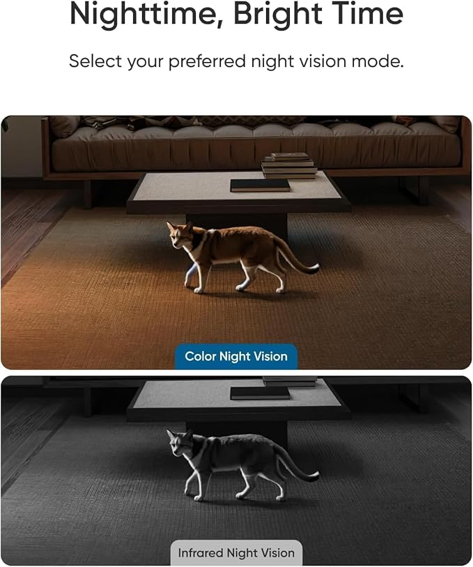 eufy Indoor Cam E30 2-Cam Kit, Latest Generation, 4K UHD Security Camera, Pet/Dog/Baby Camera with Phone app, Color Night Vision, Human/Pet Auto Tracking, 360 Pan-Tilt, Works with Homekit,White