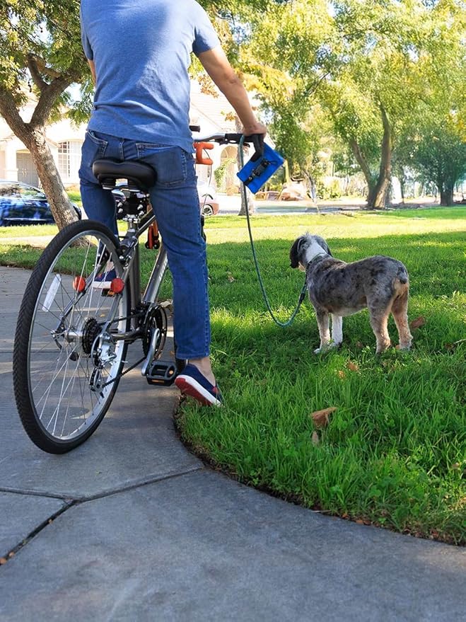 Poop Bag Holders for Leashes with Dog Poop Bags Rolls Biodegradable - Puppy Essentials & Litter Supplies - Durable Dispenser & Leak-Proof Pet Bags, Walking Parks Doggy Accessories Boy Girl Shadow Paw