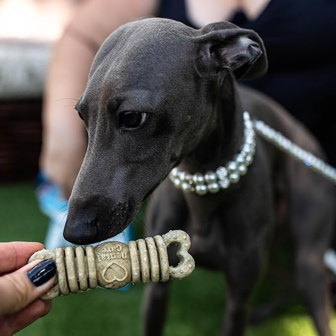 Loving Pets Ora-Bone™ Dental Chews for Dogs – USA Made Dog Dental Sticks with Parsley & Mint – Patented Shape to Reduce Plaque, Tartar, Massage Gums & Freshen Breath (Large 15 oz.)