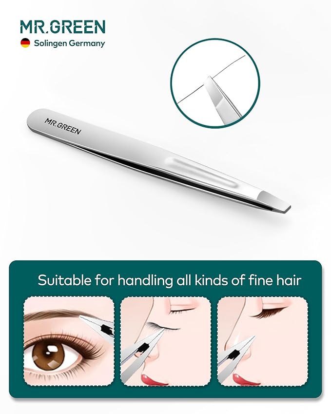 MR.GREEN Nail Clipper 4Pcs Set, Stainless Steel Manicure Pedicure Set, Medical Grade Grooming Kit with Travel Case Gift Box for Man & Woman