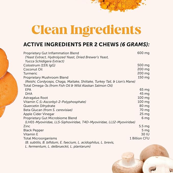 Dog Allergy + Itch Relief Max Strength Chews – Probiotic Supplement for Dogs with Colostrum, Omega Fatty Acids – Supports Seasonal Allergy Relief, Healthy Skin, Coat & Immune System (Chicken, 90ct)