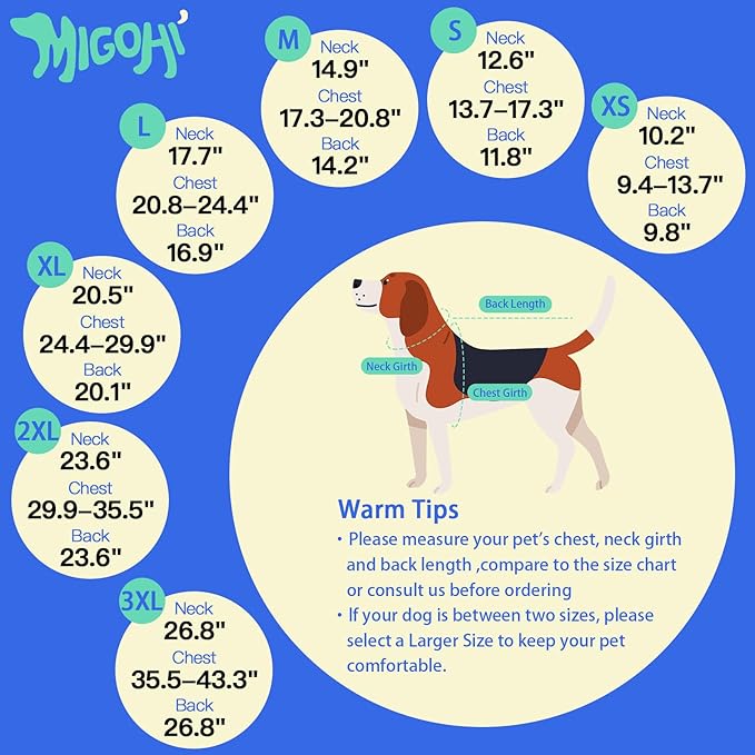 MIGOHI Warm Dog Jacket - Waterproof Small Dog Coat with Furry Collar, Windproof Dogs Fleece Vest, Reflective Cold Weather Coats for Small Dogs, Adjustable Buckle,Poodle,S,Rosepink