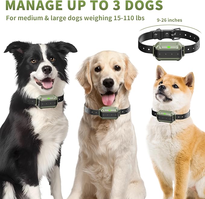 2025 Upgraded Wireless-Electric Fence System, Dog Training,Forbidden Zone, Dog Perimeter Collar Wireless Fence Covering Up to 5.6 Acre (2 Dogs)