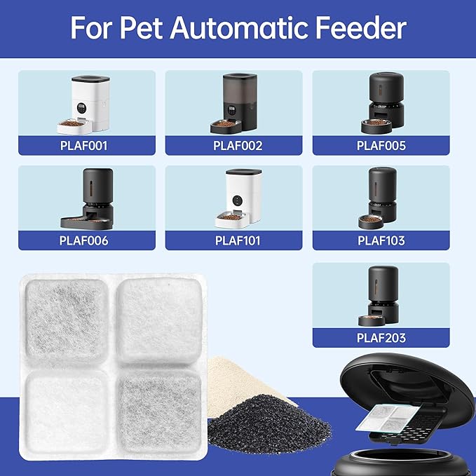 24-Pack Pet Food Desiccant Bags,Compatible with Petlibro Automatic Cat dog Feeders,Keep Pet Food Dry and Fresh