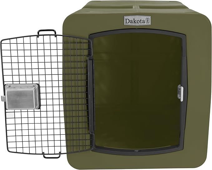 dakota283 Dakota 283 Large Kennel -Frame Door- Olive
