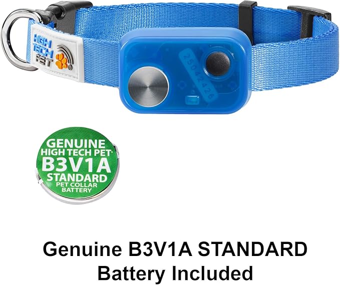 MS-5 Econ Series Automatic Pet Door Collar by High Tech Pet Brand - Value Priced Dependable Performance - Waterproof - Rugged - Battery Included - USA Support (Blue)
