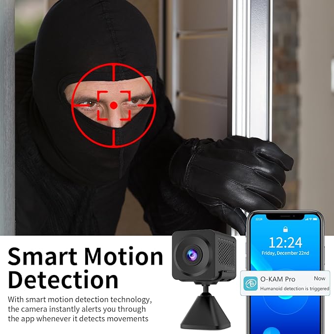 VSTARCAM Security Camera, 2K UHD, Built-in Battery, Low-Light Full-Color Night Vision, Motion Detection, Siren, 2-Way Audio, Remote Viewing, Cloud & SD Card Storage (up to 256GB)