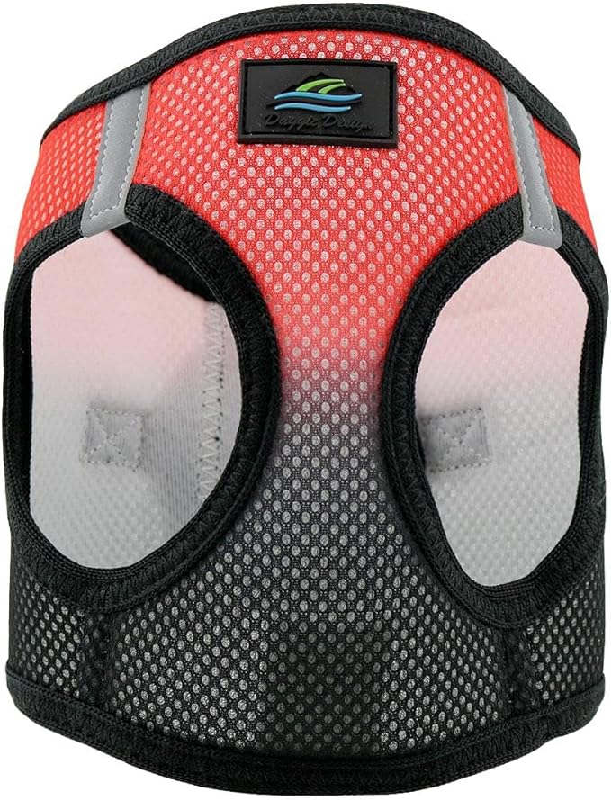 Chest-Pull Dog Harness | Ombre Midnight Red by Doggie Design