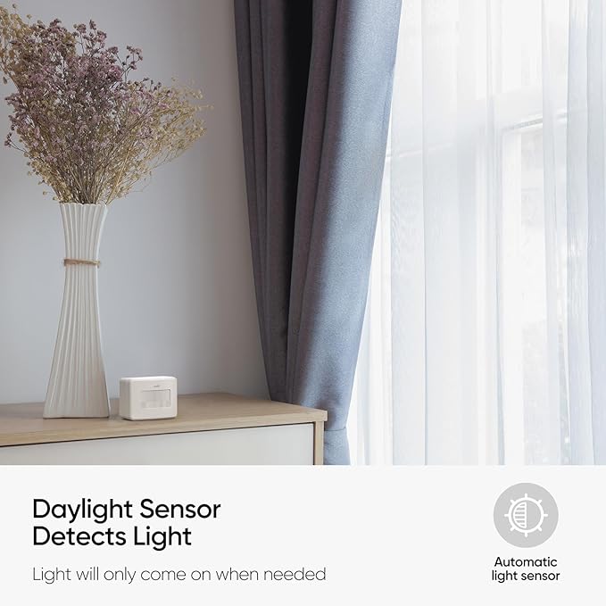 Onvis Smart Motion Sensor, Wireless Home Security System, PIR Motion Detector, Hygrometer, Thermometer,Works with Apple HomeKit-Thread