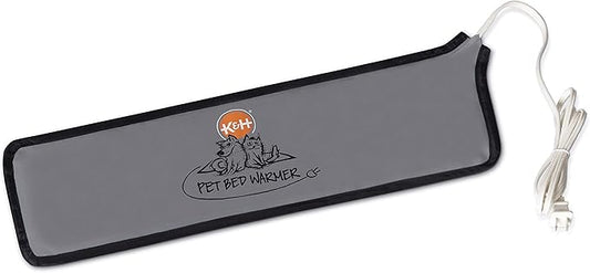 K&H Pet Products Pet Bed Warmer, Turn Any Pet Bed Into a Heated Cat or Dog Bed, Waterproof Indoor Heated Warming Pad Insert, Automatic Temperature, Safety Listed - Medium 20.5 X 6.75in Gray