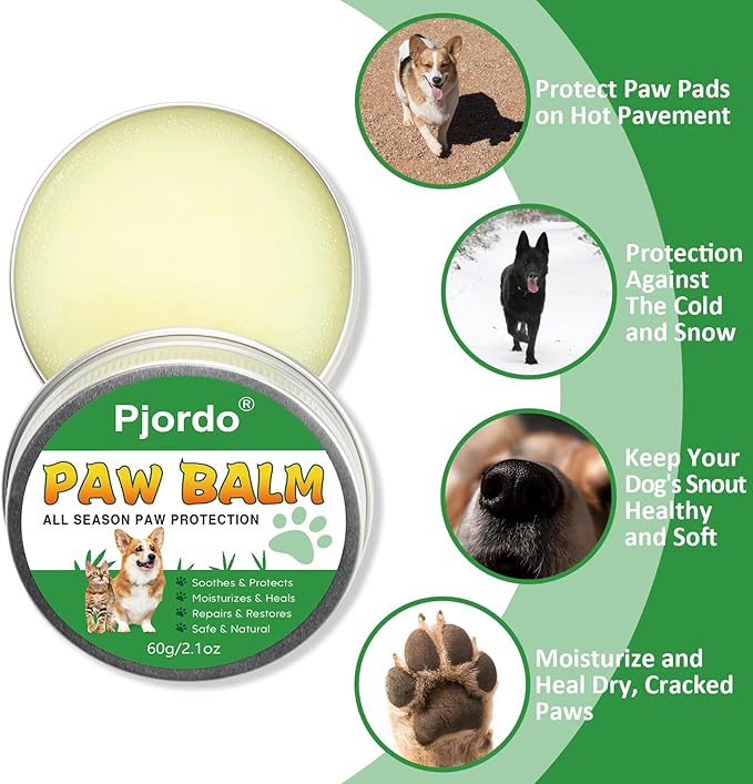 Dog Paw Cleaner - No-Rinse Pet Paw Cleanser for Dogs, Repairs Dry Cracked Paws, Protector Kit for Pet Foot Care