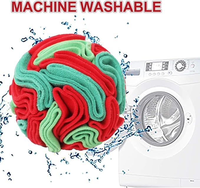 Snuffle Ball for Dogs - Interactive Dogs Toys to Keep Them Busy, Dog Puzzle Toy, Christmas Dog Toys Gifts for Small, Medium Pet Daily Companionship, Training Reward Gift