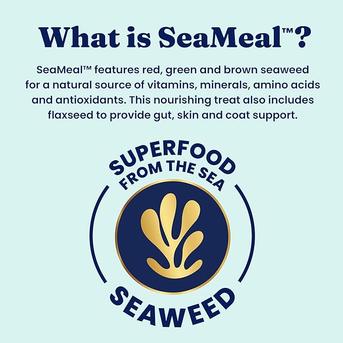 Solid Gold Lickable Cat Treats - Limited Ingredient Chicken SeaMeal™ Squeezable Healthy Cat Treats for Indoor Cats - Snack & Topper Squeeze Ups for Cats w/Seaweed for Gut & Immune Support - 3oz/30ct