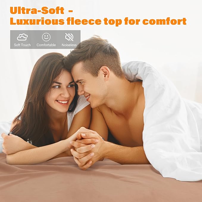 Catalonia Waterproof Blanket for Bed, Reversible Fleece Couch Sofa Furniture Protector, Leak Proof Dog Blankets