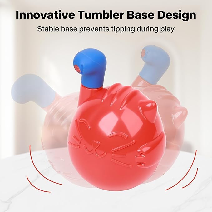 Pet Prime Cat Laser Toy 360° Random Rotation Cat Laser Pointer Toy Rechargeable Automatic Interactive Cat Toy for Bored Indoor Cats/Kittens Self Play