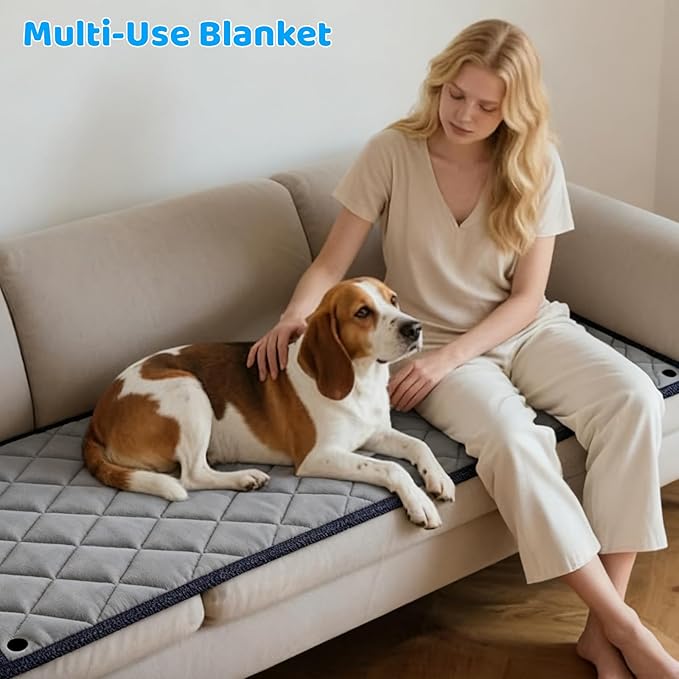 URPOWER Dogs Back Seat Extender with Non-Slip Blanket - Hard Bottom Dog Car Seat Cover & Removable Dog Bed Mat, Waterproof Dogs Hammock for Car, SUV, Pet Backseat Protector Holds 550lbs