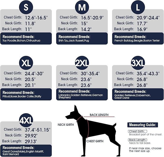 IECOii Extra Warm XXL Dog Coat - Reflective, Adjustable Dog Jacket for Cold Weather Outdoor, Waterproof Windproof Dogs Winter Jacket with Soft Fleece, Machine Washable for Large Dogs, Burgundy, 2XL