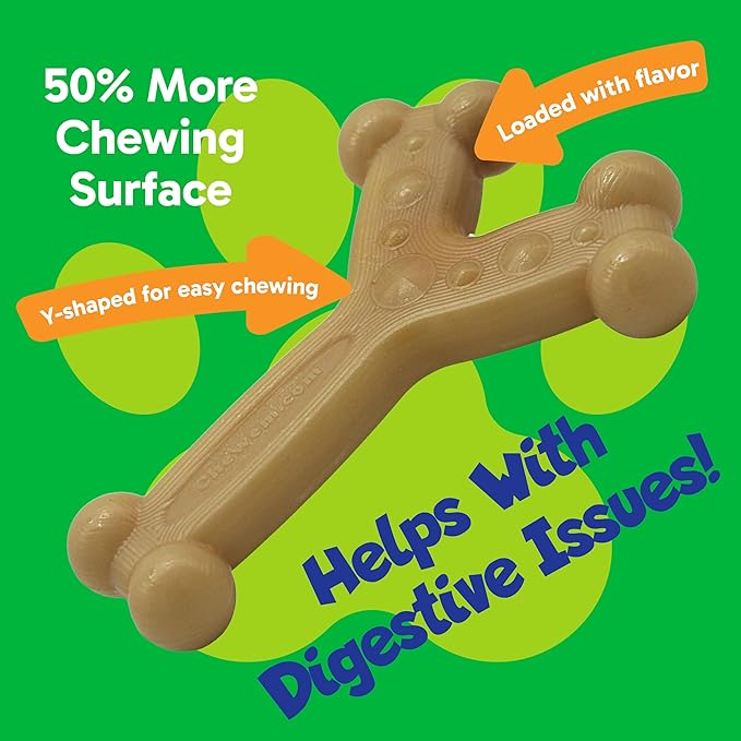 Chew'ems Durable Chewy Dog Toys | Long-Lasting & Flavorful Chew Dog Toys, Large Dog Breeds | Large Dogs, Chicken-Flavored