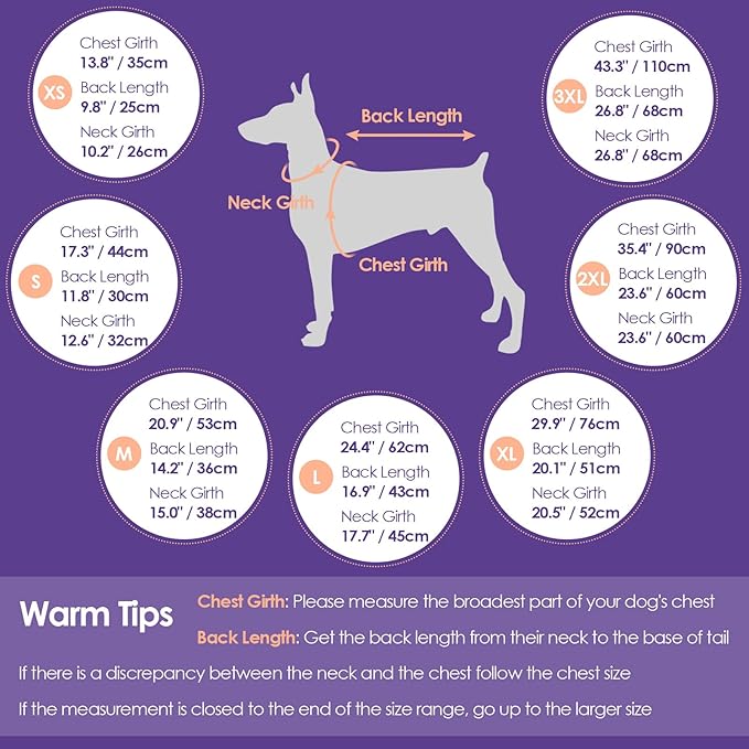 SUNFURA Dog Coat, Dog Jacket for Large Dogs with Harness Built in, Warm Pet Winter Coat Zip Up Snow Jacket with Furry Collar for Boston Terrier, French Bulldogs, Turquoise L