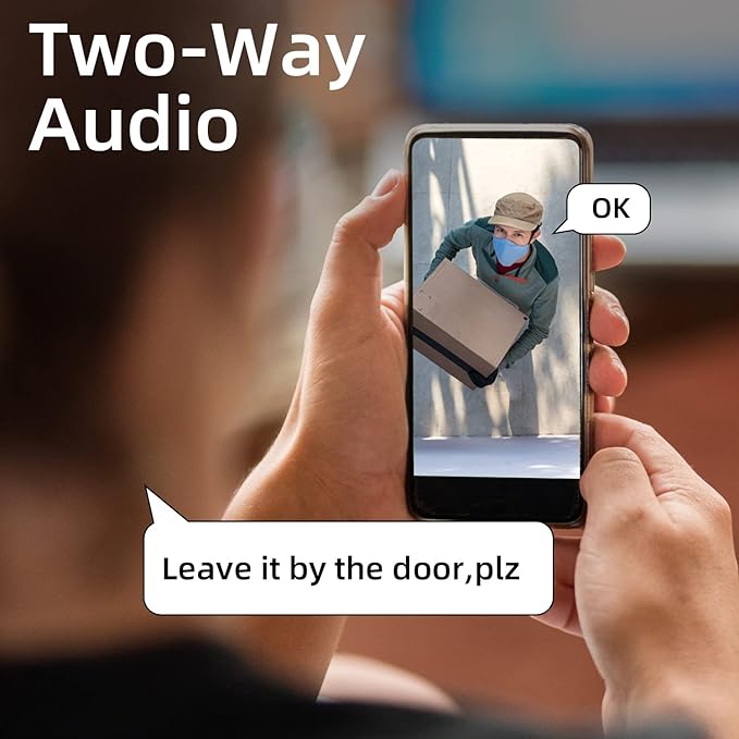 Rraycom 2K Security Camera Outdoor with Full Color Night Vision, 3MP Bullet Surveillance Cameras with Motion Detection and Siren, 2-Way Talk, 180-Day Battery Life, IP66, Cloud&SD Card, No Monthly fee