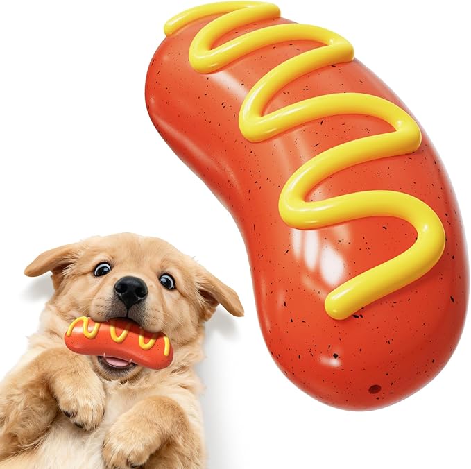 Indestructible Dog Toys,Interactive Dog Chew Toy,Dog Toys to Keep Them Busy,Puppy Toys Teeth Cleaning,Indoor Outdoor Interactive Training for Dogs,Dog Birthday