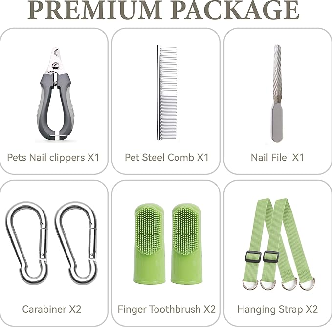 Dog Grooming Hammock – for Dogs Cat Grooming Hammock,Dog Sling for Nail Trimming with Dog Nail Clippers for Small Dogs,Dog Hammock for Nail Trim,Dog Hanging Harness for Nail Trimming