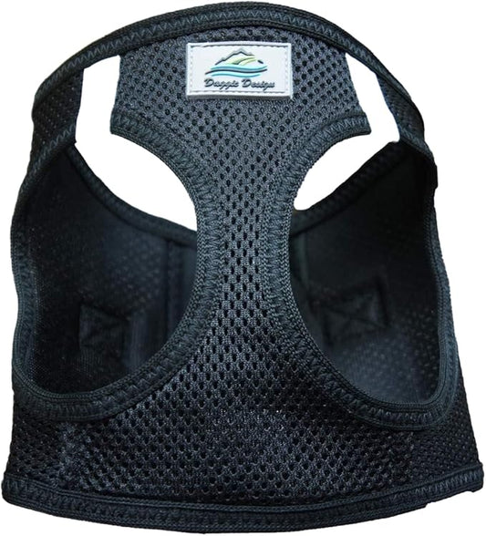 Choke-Free Mesh Dog Harness | Black