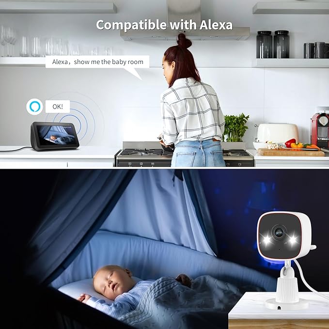 Jennov Outdoor/Indoor Security Cameras 5Ghz/2.4Ghz, 2K HD WiFi/Color Night Vision/Motion Detection /2-Way Audio/IP66 Waterproof Pet Dog Cat Baby Monitor Camera for Home Security