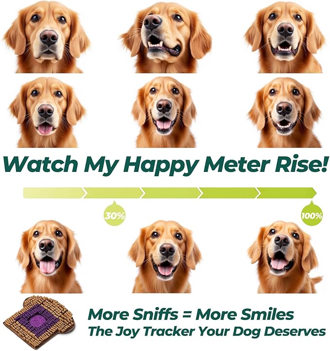 Snuffle Mat for Dogs Toast PB&J, Large Dog Snuffle Mat 21” x 23”, Plush Enrichment Toy Slow Feeder Mental Health to Keep Them Busy, Machine Washable, Snuffle Mat for All Breeds Sizes