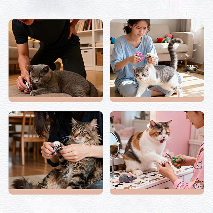 Grooming Hammock | Anti-Scratching Hangable Mesh Restraint Bag - Dog Hanger for Nail Trimming Hammock with S-Hook - for Ear Washing Combing Cats Puppy Kitten Home Bathroom Shower