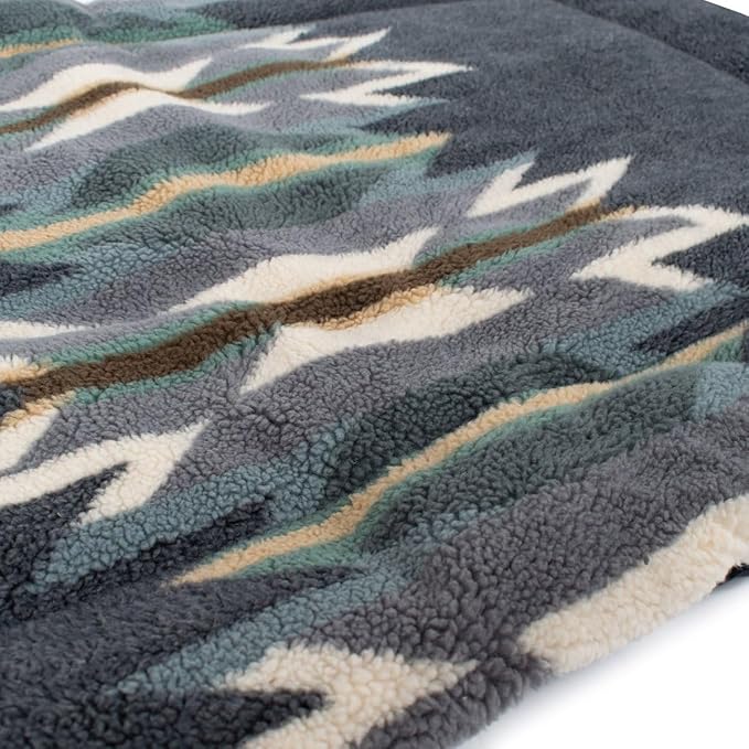 Pendleton Berber Comfort Cushion Dog Bed - Mountain Plaid, L