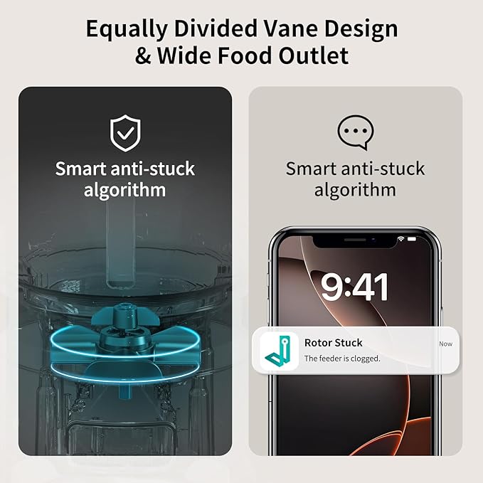 Automatic Cat Feeders with 2 Cameras and App, 4L 1080P HD Timed Pet Feeder Smart Dog Food Dispenser 2-Way Audio for Cats/Small Dogs, Cat Food Dispenser with Night Vision/Motion Alerts, WiFi 2.4G