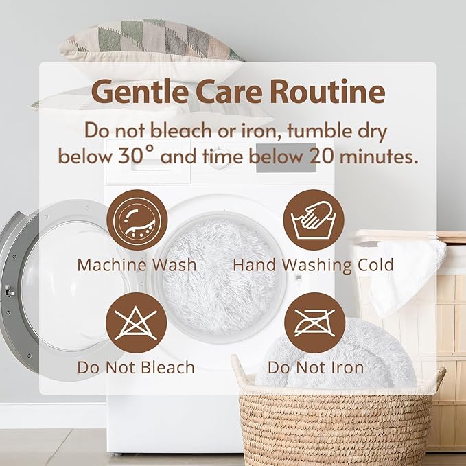 JOLLYVOGUE Calming Dog Bed for Small Dogs - 23 inches Donut Washable Small Dog Bed for Kittens & Puppies, Anti-Slip Round Fluffy Plush Faux Fur Cat Beds (Fits up to 25 lbs Pets, Light Green)