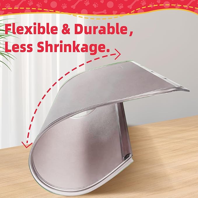 2PACK Extra Large Dog Door Replacement Flap with Screws,Doggie Door Replacement Flaps Compatible with PetSafe Freedom Doggie Doors PAC11-11040, 13 1/8" X 24 7/8", Flexible, Weather Resistant