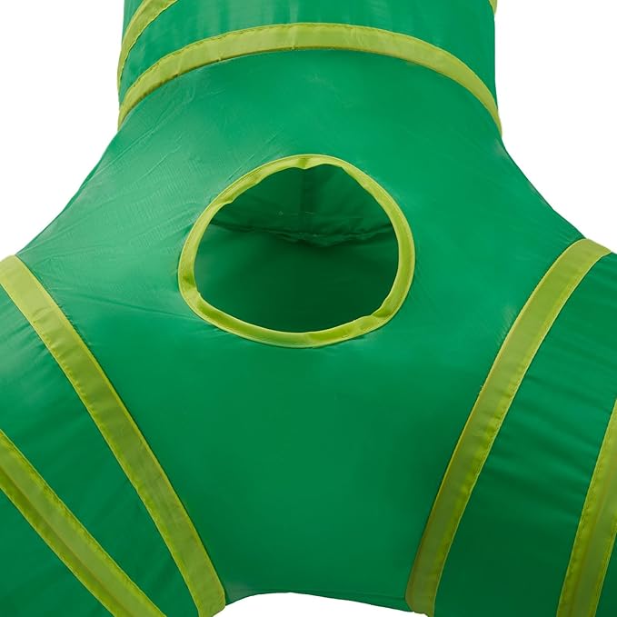 Cat Tunnels for Indoor Cats 3 Way Play Toy Kitty Tunnel Peek Hole Toy with Ball for Cat Tube Fun for Rabbits Kittens and Dogs