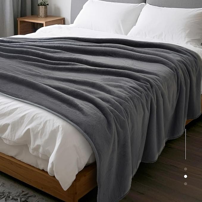 Waterproof Dog Blanket for Couch,Pee Proof Pet Blanket with 3-Layer Protection,Reversible Sherpa & Flannel Furniture Protector for Sofa Bed Car,Gifts for Cat Dog Lovers Christmas,60"x80",Grey